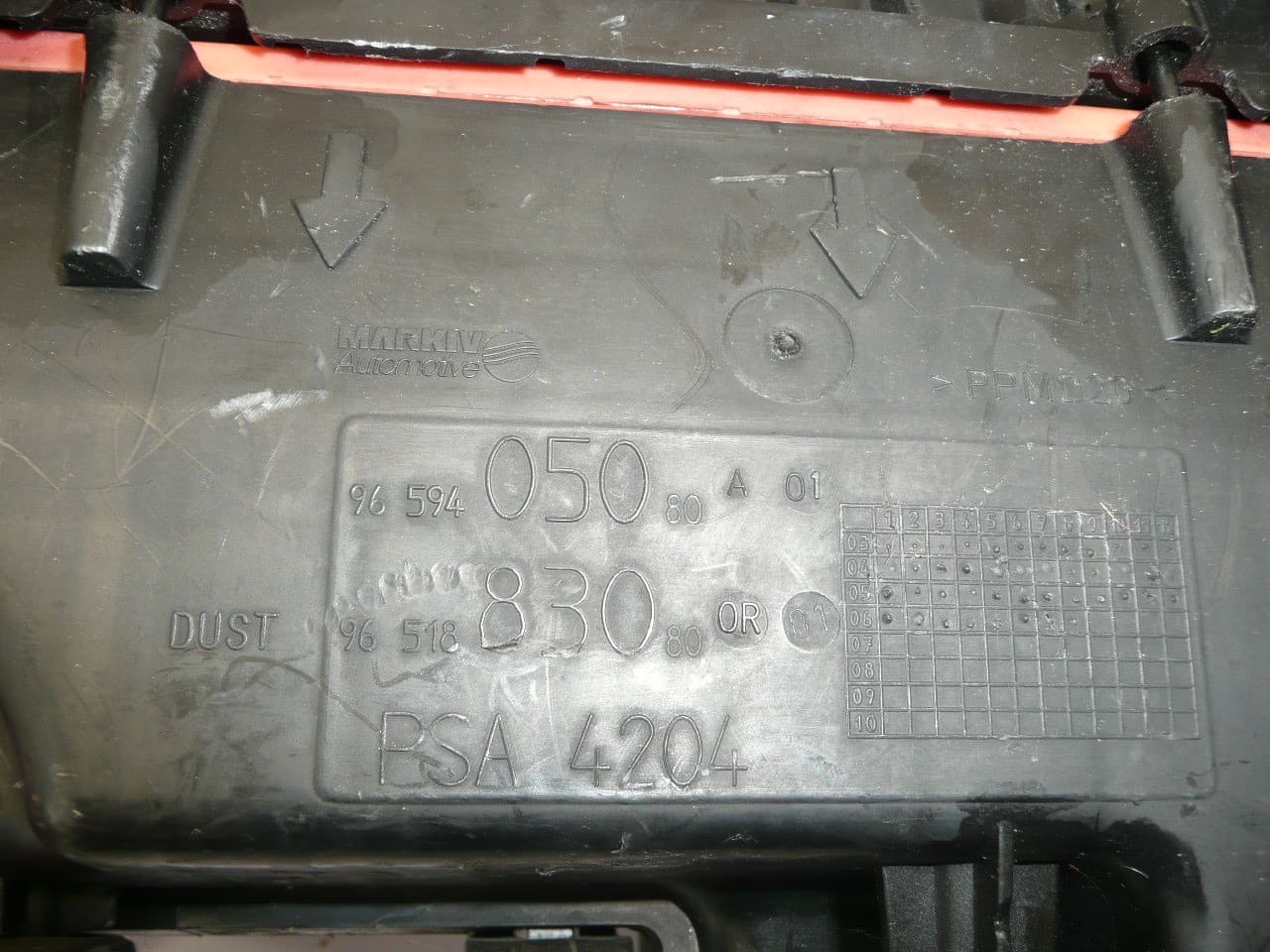 Filterbox Citroën Peugeot 1.6 HDI 9659405080 9651883080 1420N9 - Slika 2