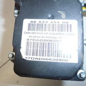 ABS Bosch Citroën C4 Peugeot 307 9663345480 0265800406
